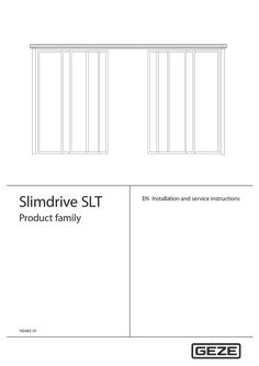 Montage- und Serviceanleitung Slimdrive SLT, Slimdrive SLT-FR 2 M
