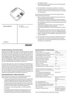 Supplementary sheet IQ box KNX UP