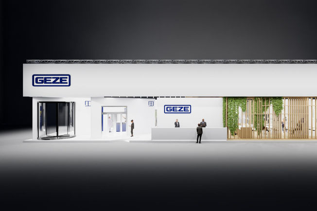 GEZE stand at the BAU 2023