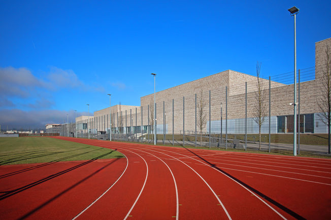 Track, part of the outdoor facilities at Freiham Sports Park