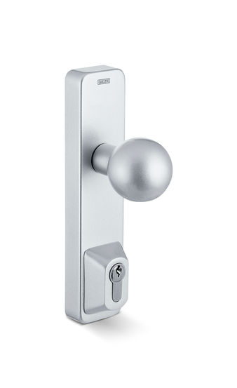 Outside escutcheon knob trim SP As part of the GEZE door hardware portfolio