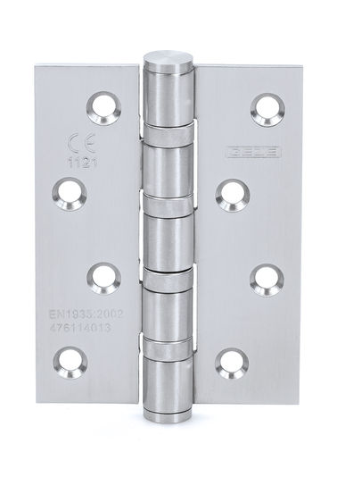GEZE hinge BHZ 4x3x3 4BB SSS Stainless steel 304 butt hinge, 4“x3“x3 mm, Z type (Pair) with mounting accessories