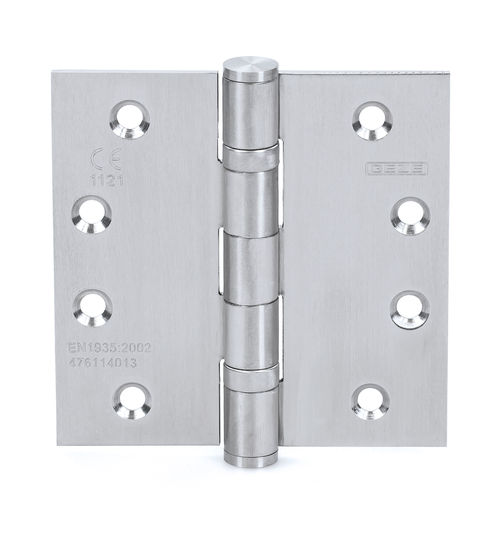 GEZE hinge BHC 4x4x3 2BB SSS Stainless steel 304 butt hinge, 4“x4“x3 mm, C type (Pair) with mounting accessories
