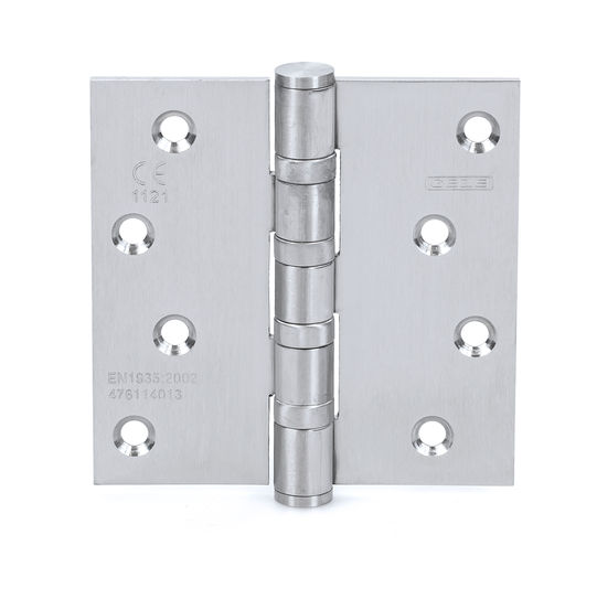 GEZE hinge BHZ 4x4x3 4BB SSS Stainless steel 304 butt hinge, 4“x4“x3 mm, Z type (Pair) with mounting accessories