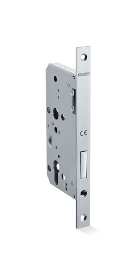 GEZE Lock ML DL 72 Mortice deadlock 72 mm C/C with mounting accessories and strike plate