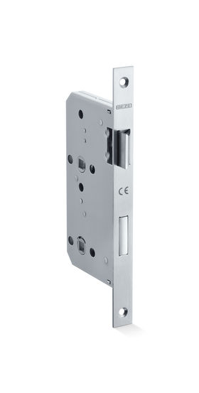 GEZE Lock ML Privacy Lock 78 Mortice privacy lock 78 mm C/C with mounting accessories and strike plate