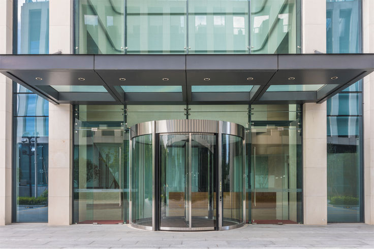 TSA 365 NT Automatic double leaf revolving door system