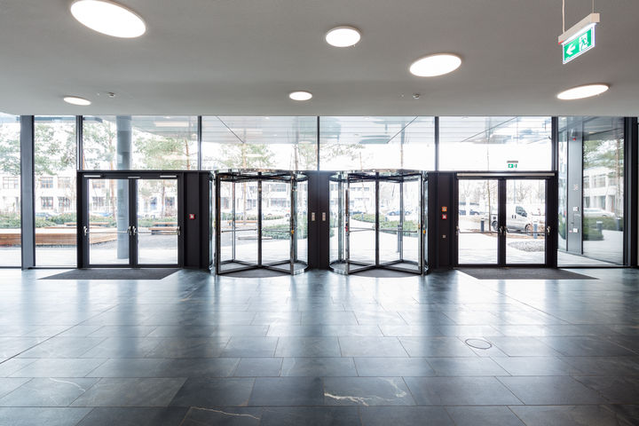 Reception area in the Vector IT campus.