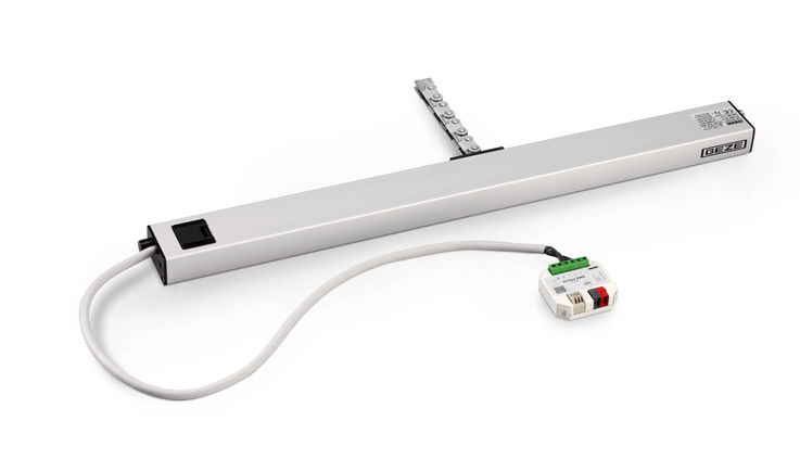 GEZE Slimchain drive with IQ box KNX