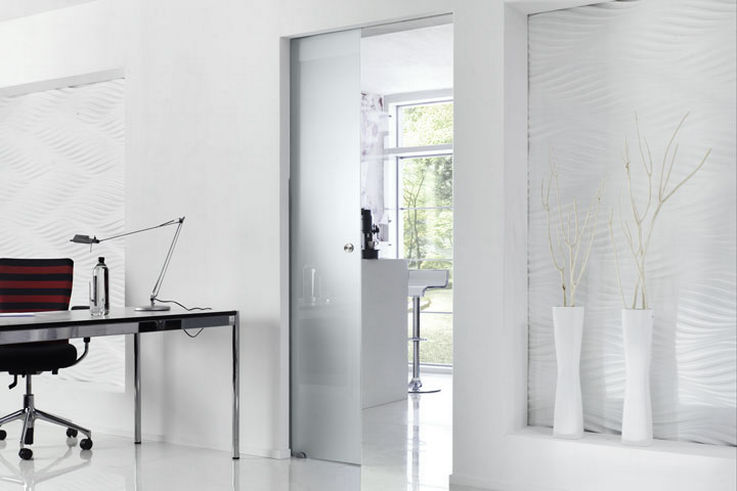 GEZE roller sliding system Rollan 40 N/80 for glass doors