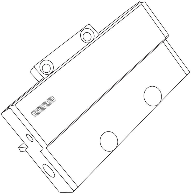 Locking mechanism OL 90 N top-hung, outward opening