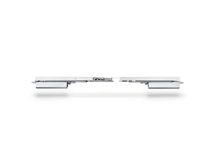Product shot (45092) - Integrated door closer system for double leaf doors with closing sequence control and electric hold-open device