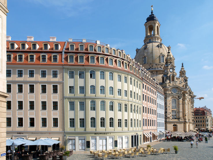 High-tech in the Frauenkirche - State-of-the-art window technology for the reconstructed Dresden Frauenkirche: GEZE has integrated tailor-made RWA systems into the historic building material. Photo: MM Fotowerbung for GEZE GmbH