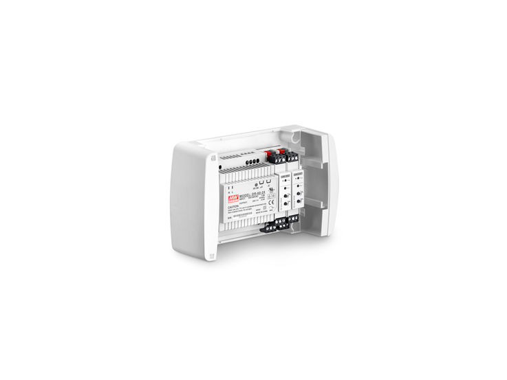 GEZE IQ box KNX HS in a GEZE surface-mounted housing